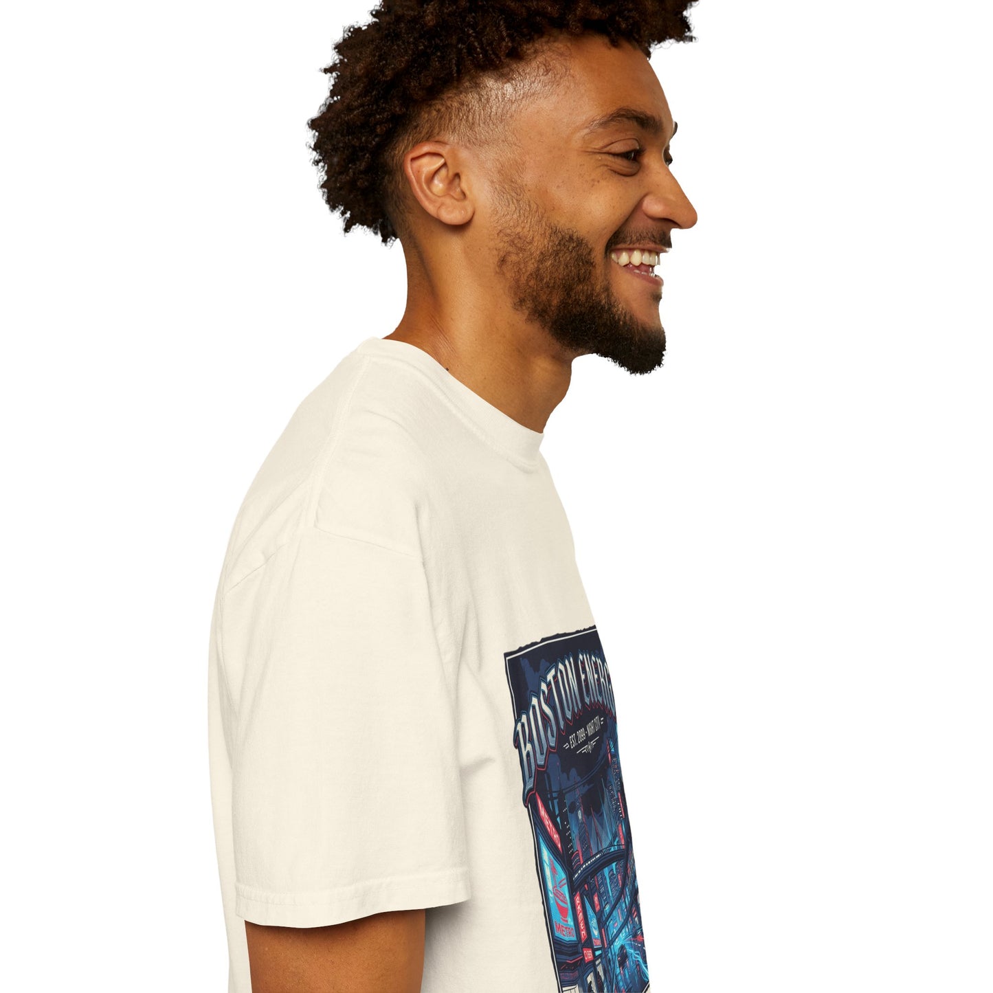 Boston Energy Graphic T-Shirt — Neon City Streetwear