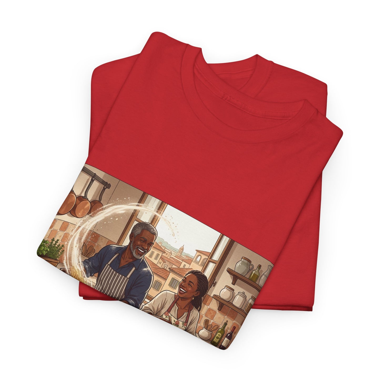 T-Shirt — 'Cooking Disaster — Rome' Illustrated Cooking Tee