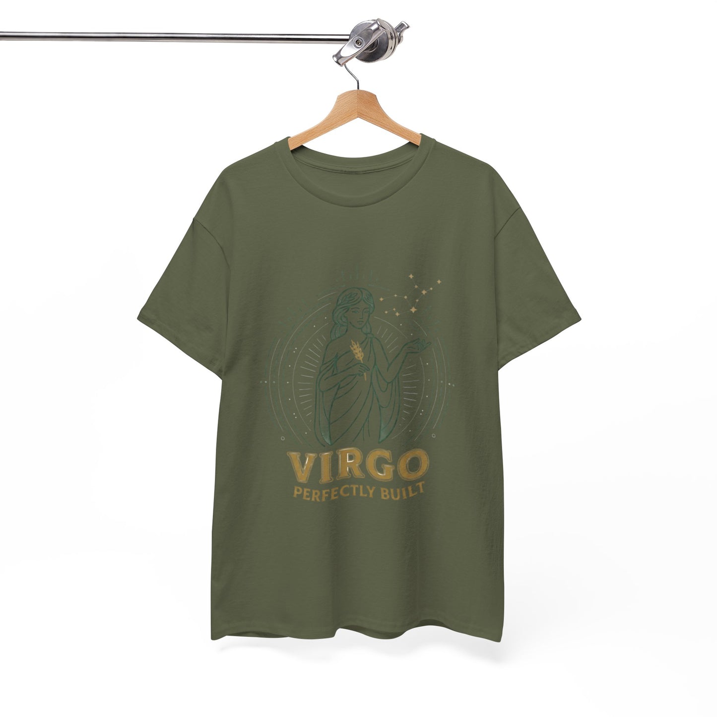 Virgo 'Perfectly Built' Zodiac T-Shirt — Astrology Graphic Tee