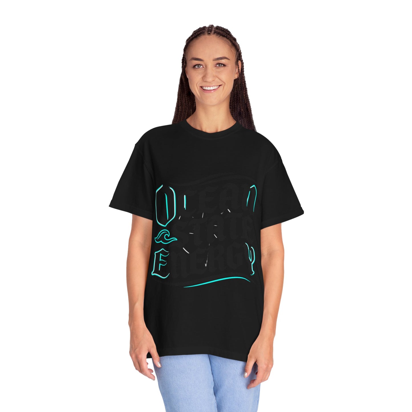 Ocean State Energy T-Shirt — Nautical Script Graphic Tee