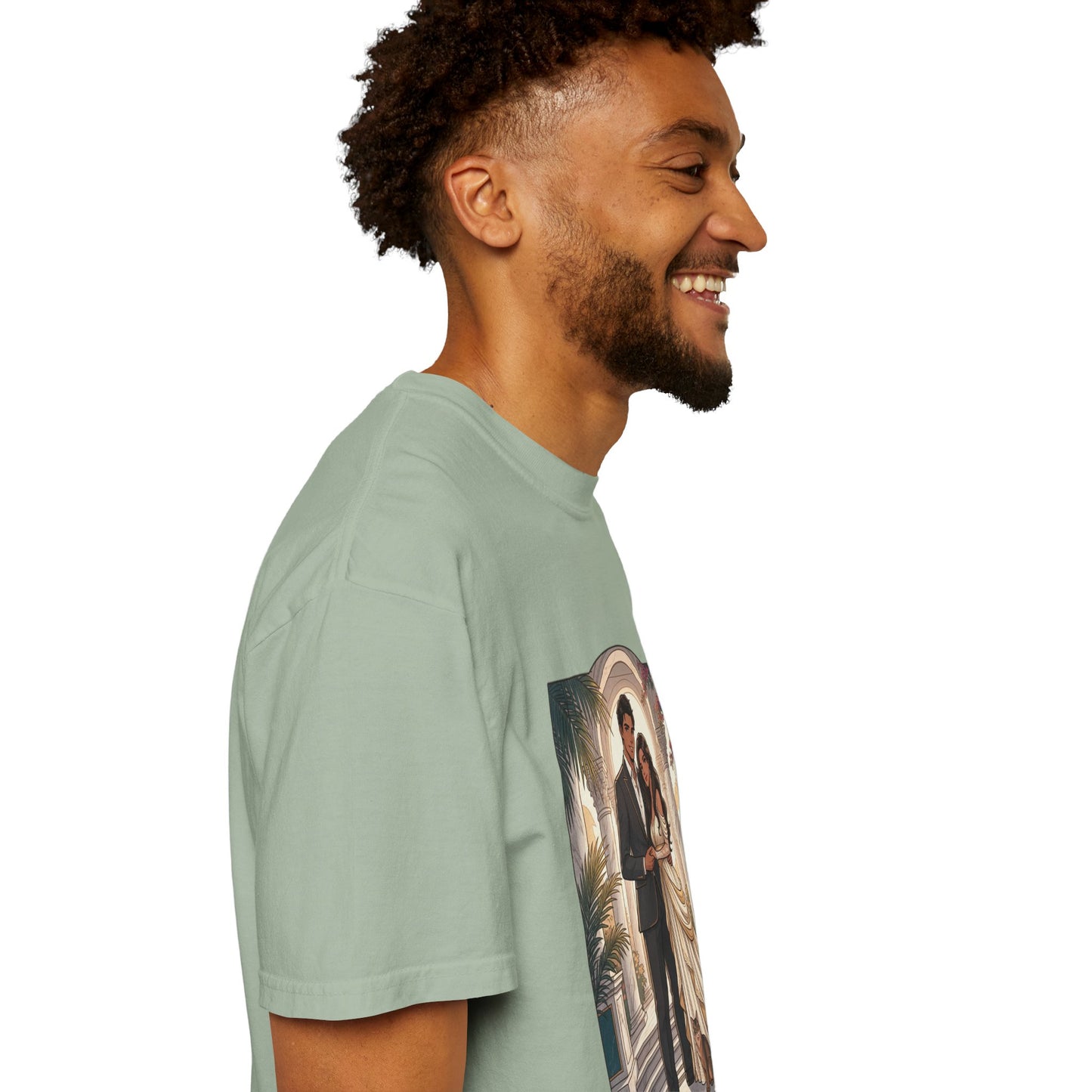 Romantic Vintage Wedding Portrait T-Shirt — "In Every Lifetime, I'd Find You"