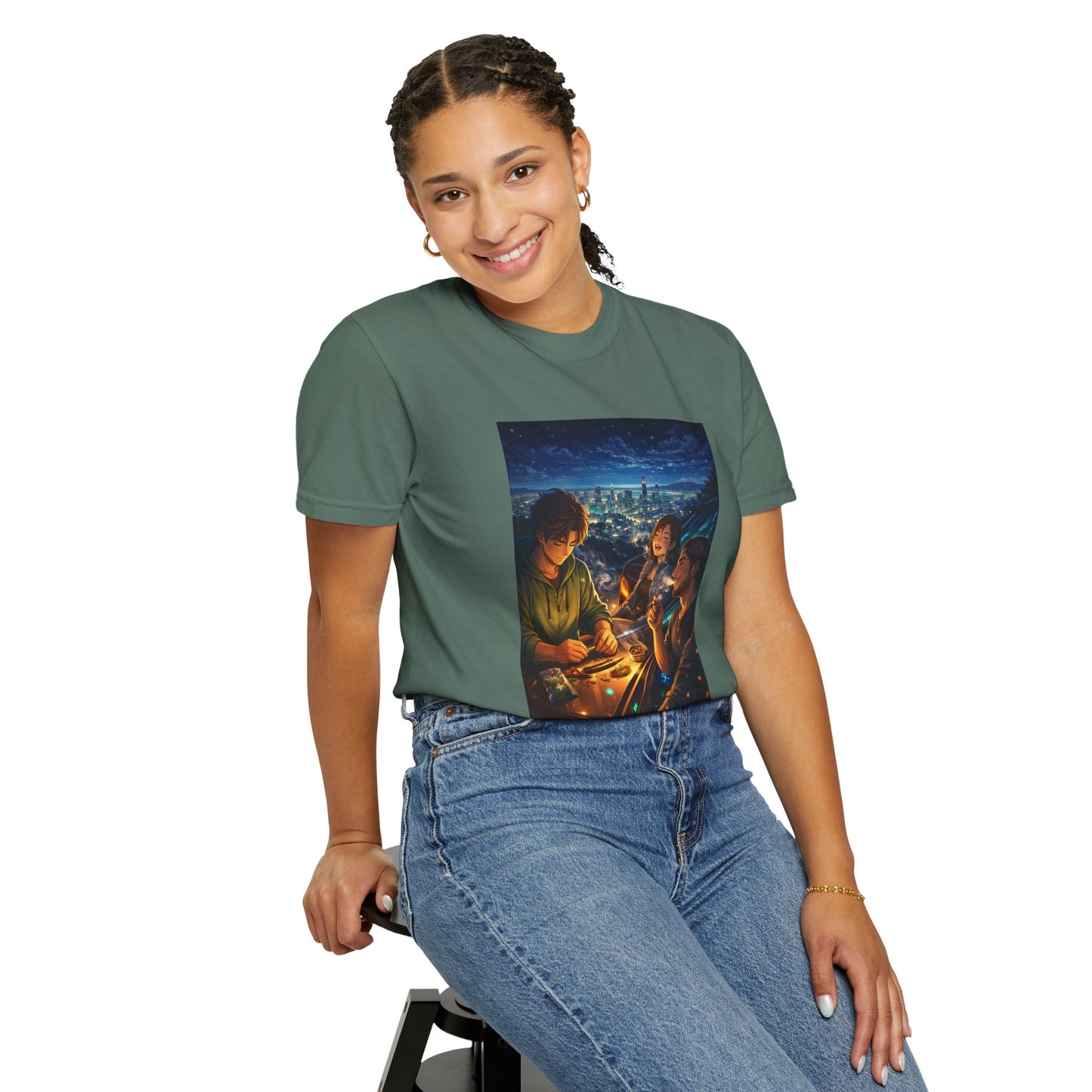 ROAD TRIP SMOKE SESSION-Unisex Garment-Dyed T-shirt