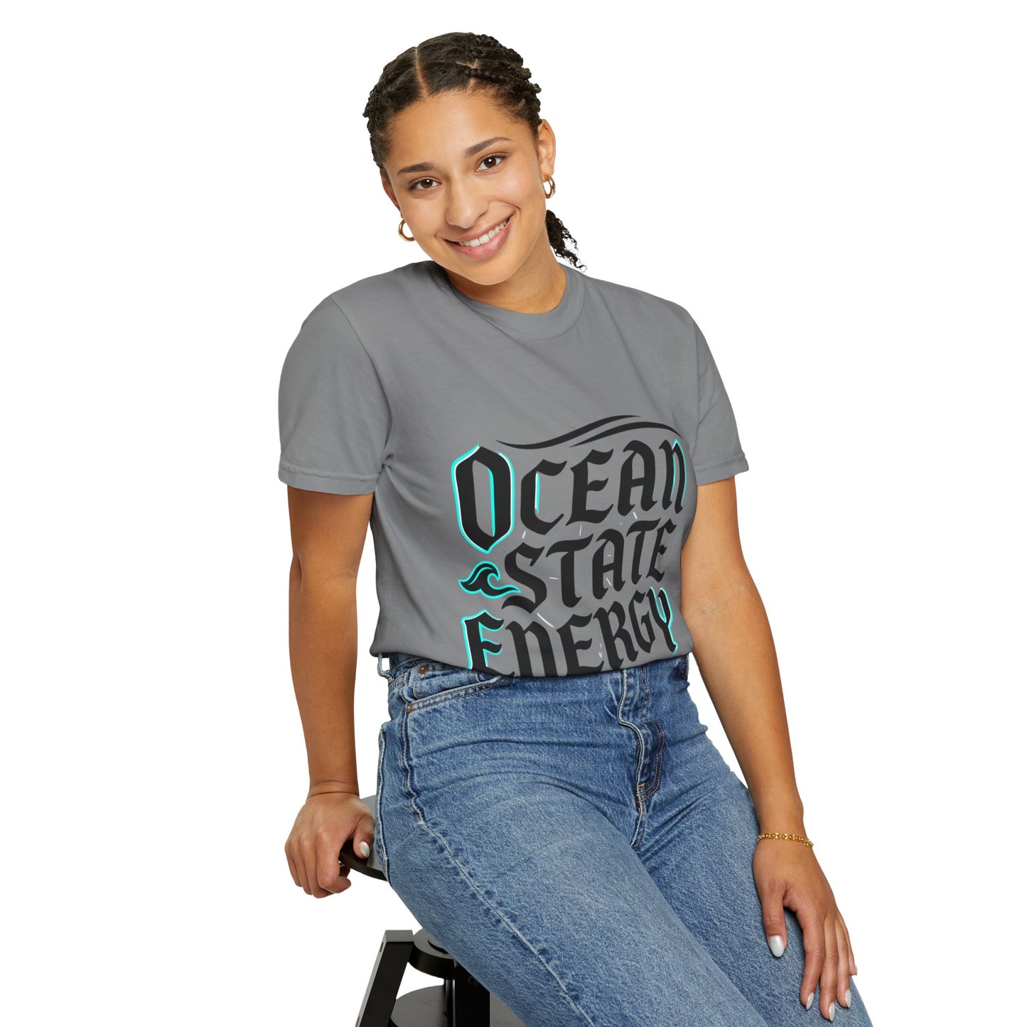 Ocean State Energy T-Shirt — Nautical Script Graphic Tee