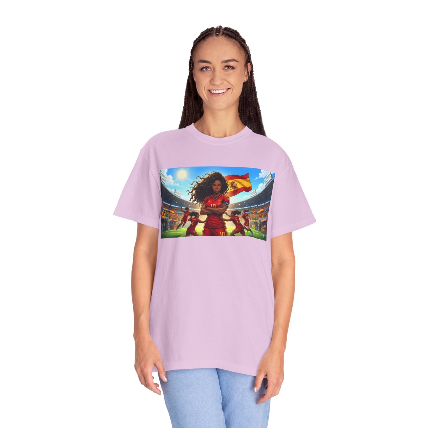Spain – Female Soccer Champion - Stadium Graphic T-Shirt