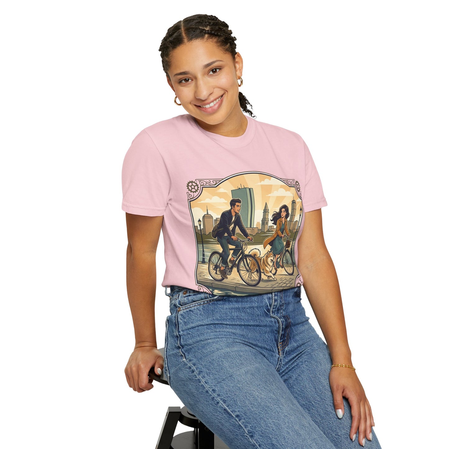 We Ride Together Bicycle Couple T-Shirt