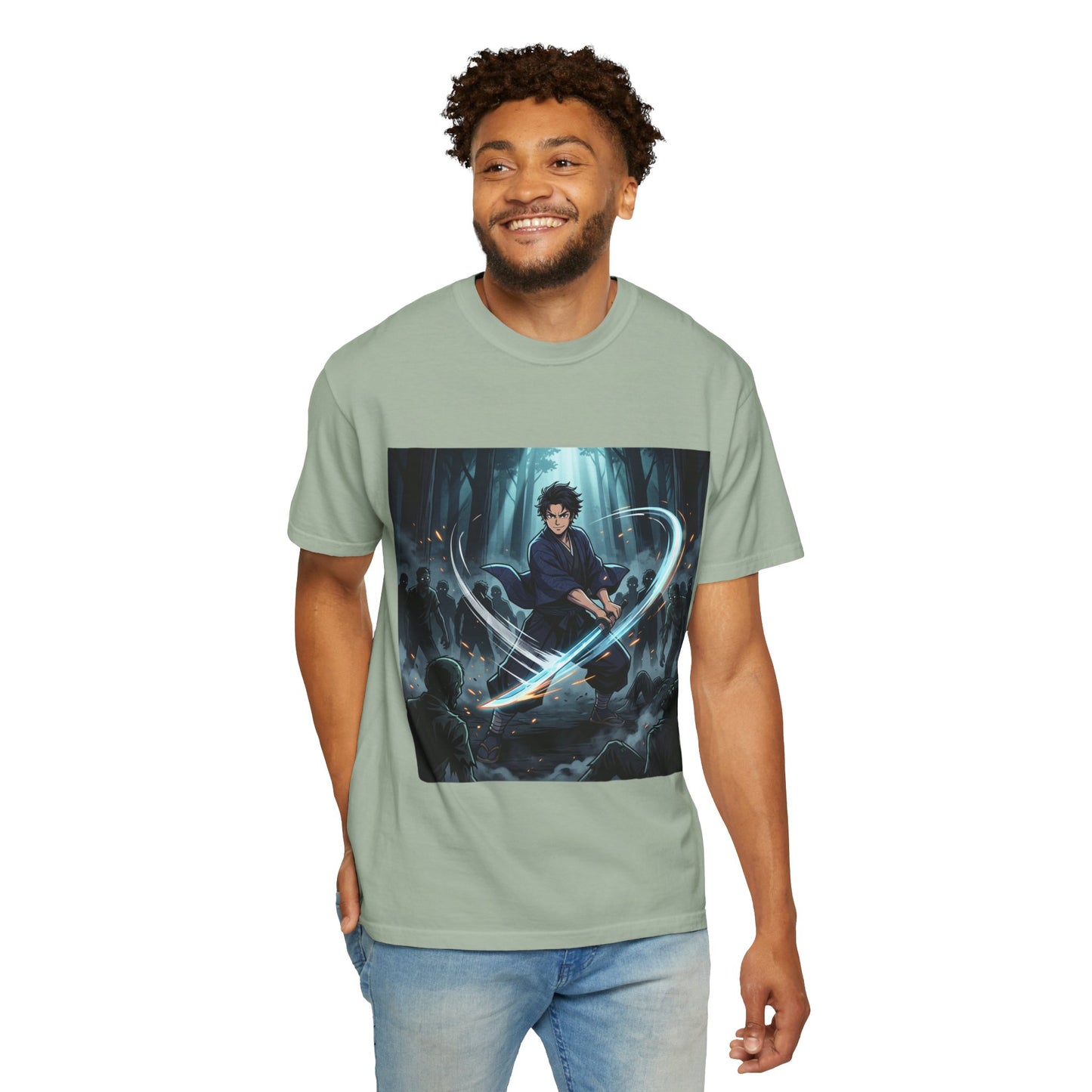 Mage Battlemage T‑Shirt — Fantasy Wizard Magic Sword Illustration Tee
