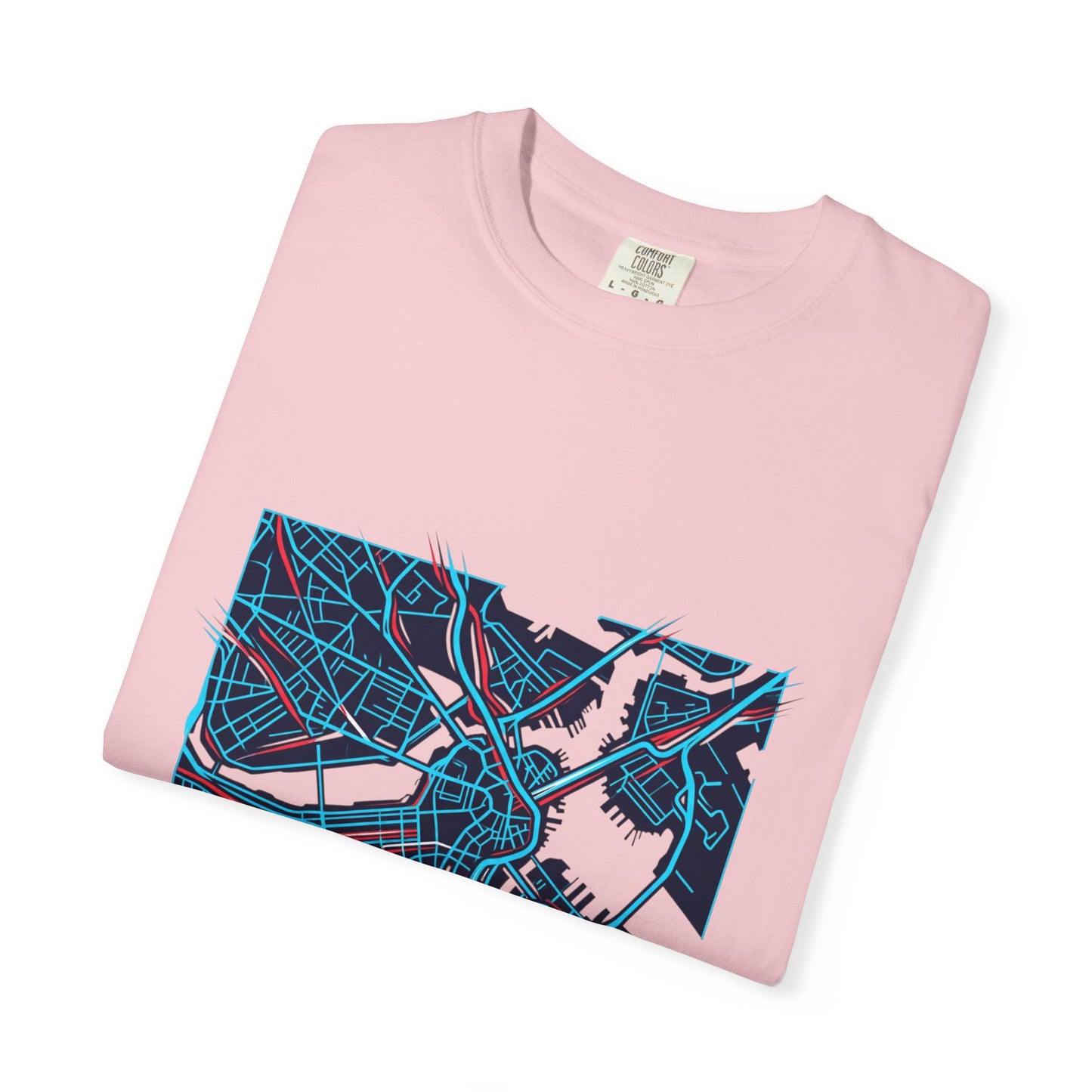 Boston Energy Map T-Shirt — City Map Graphic Tee