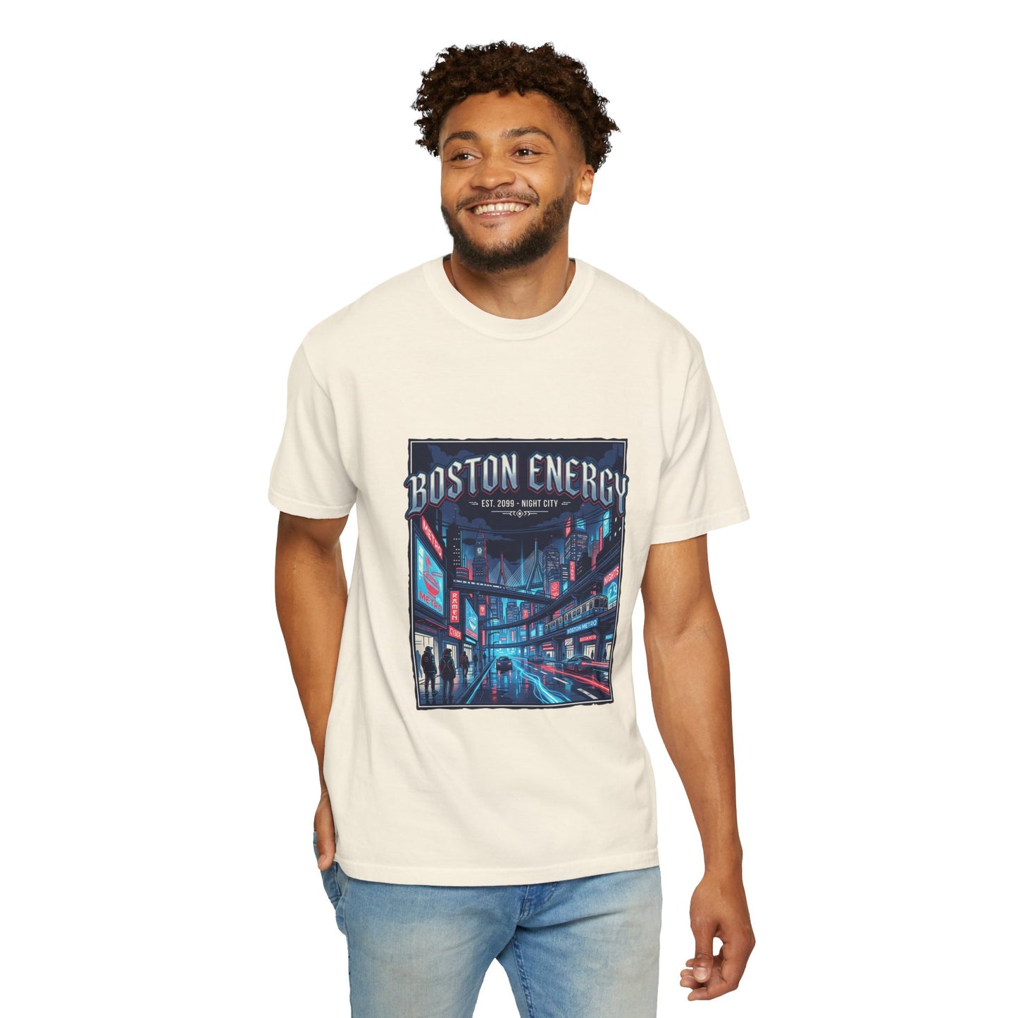 Boston Energy Graphic T-Shirt — Neon City Streetwear