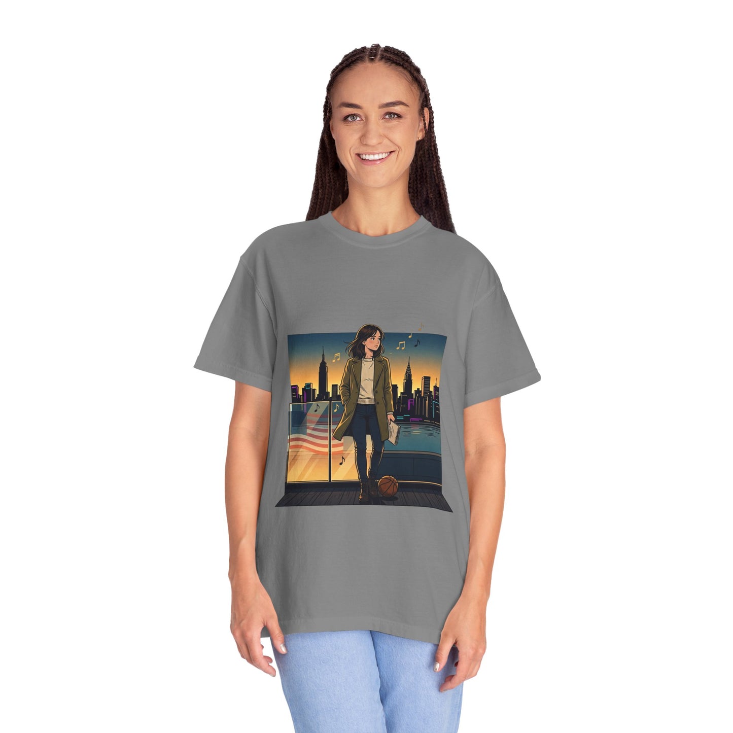 GLOBAL ENERGY: HER CITY, HER STORY— City Sunset Graphic T-Shirt