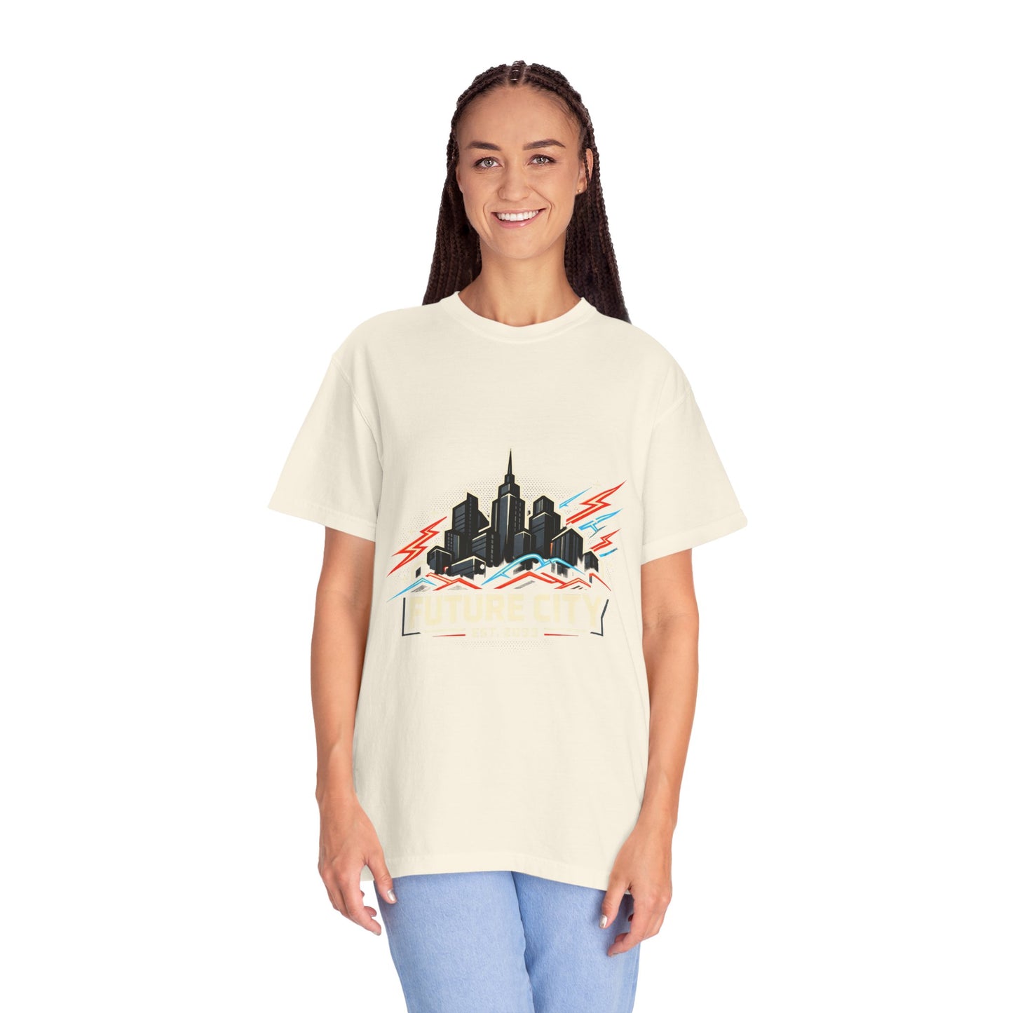 Future City T-Shirt — Retro Skyline Graphic Tee