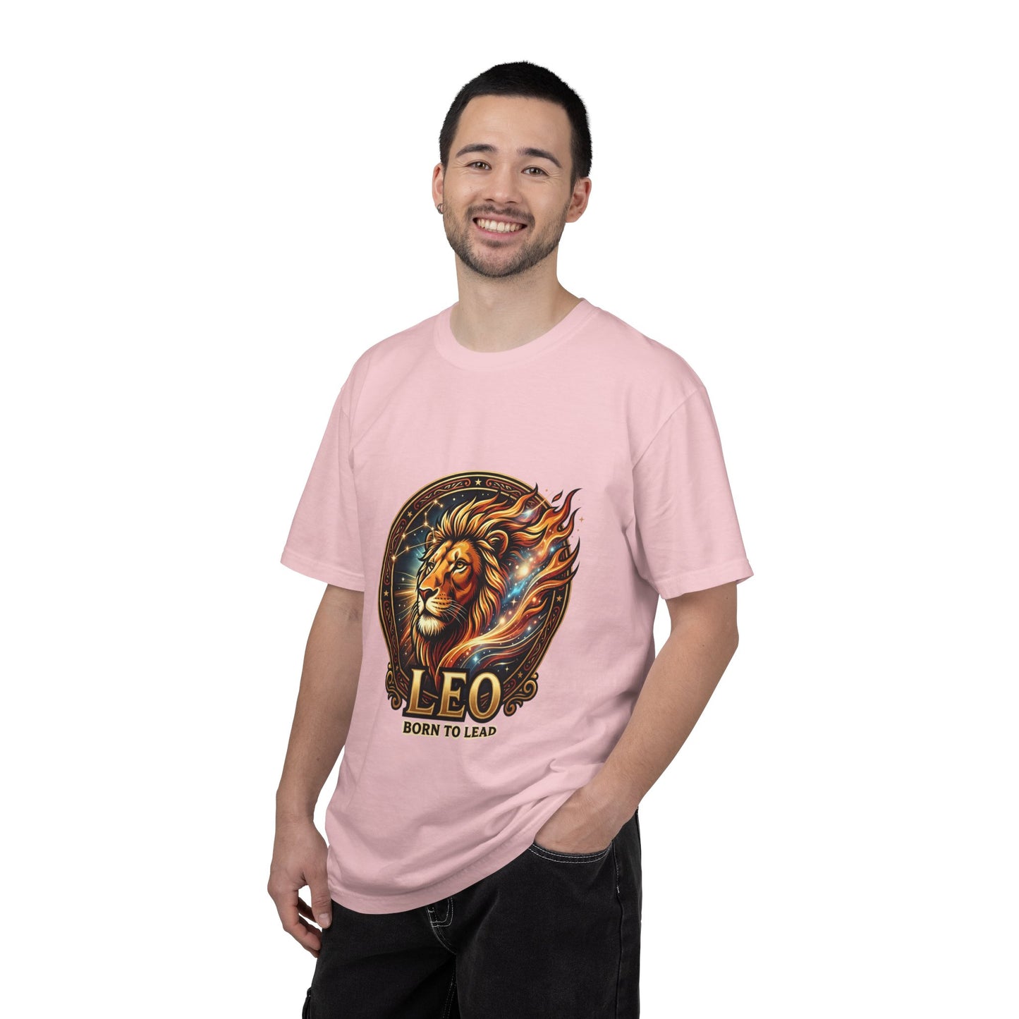 Leo 'Born to Lead' T-Shirt — Bold Zodiac Lion Graphic Tee