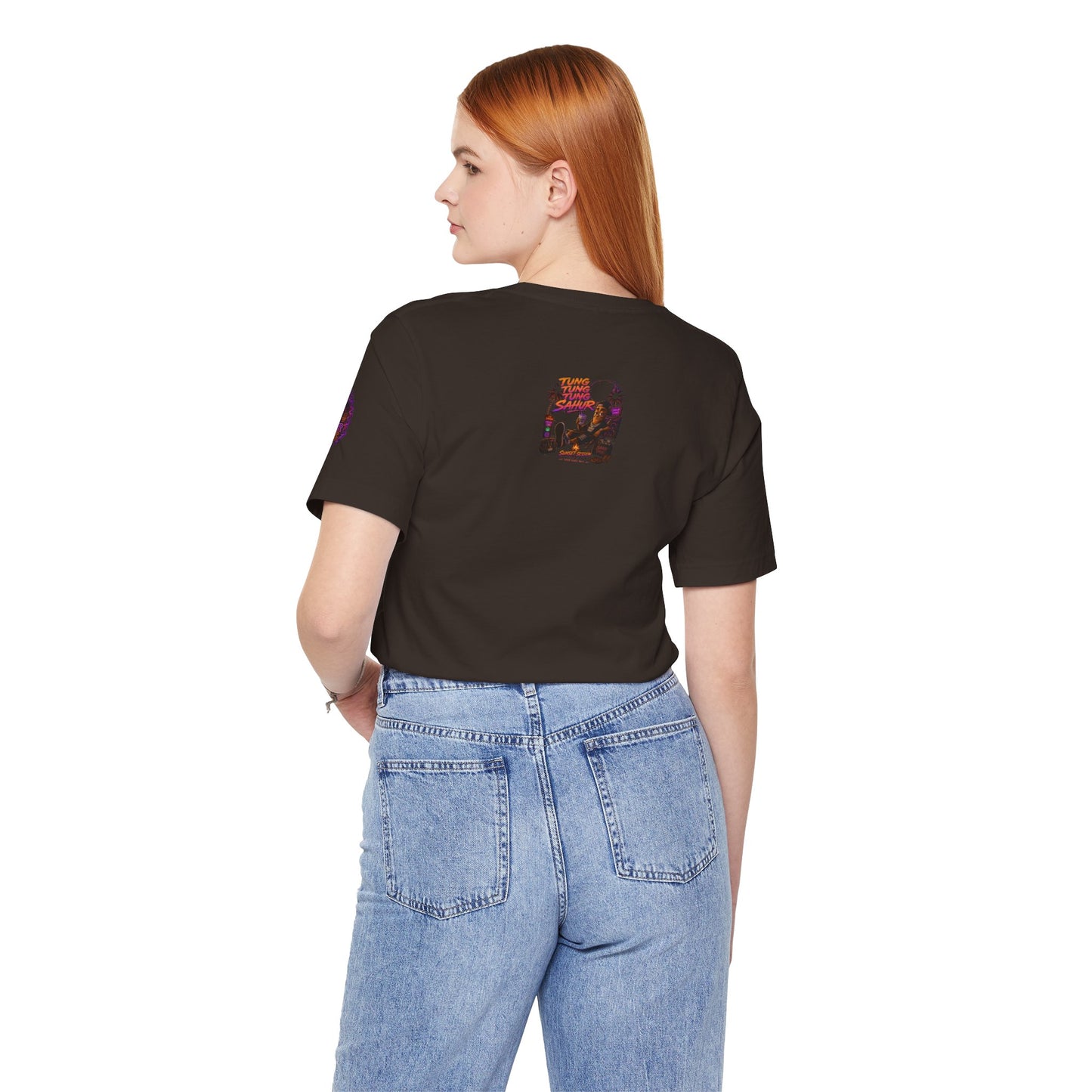 Tung Tung Tung Sahur Laid-Back Nightlife Graphic Tee — "Things Take Time" Urban Cartoon Design