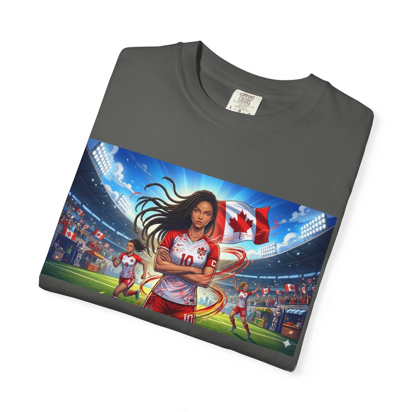 Soccer Star Canada T-Shirt — Women’s Team Jersey Graphic
