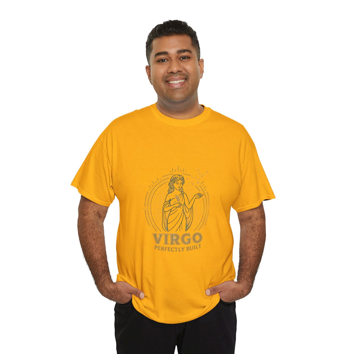 Virgo 'Perfectly Built' Zodiac T-Shirt — Astrology Graphic Tee