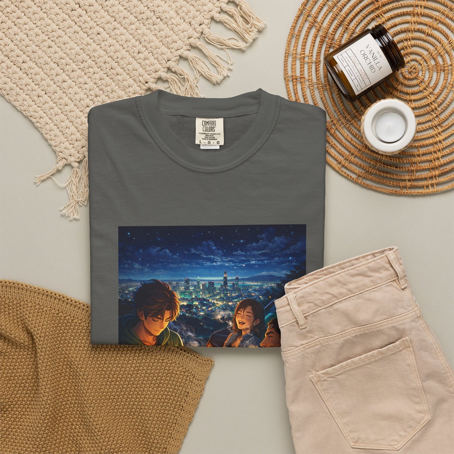 ROAD TRIP SMOKE SESSION-Unisex Garment-Dyed T-shirt