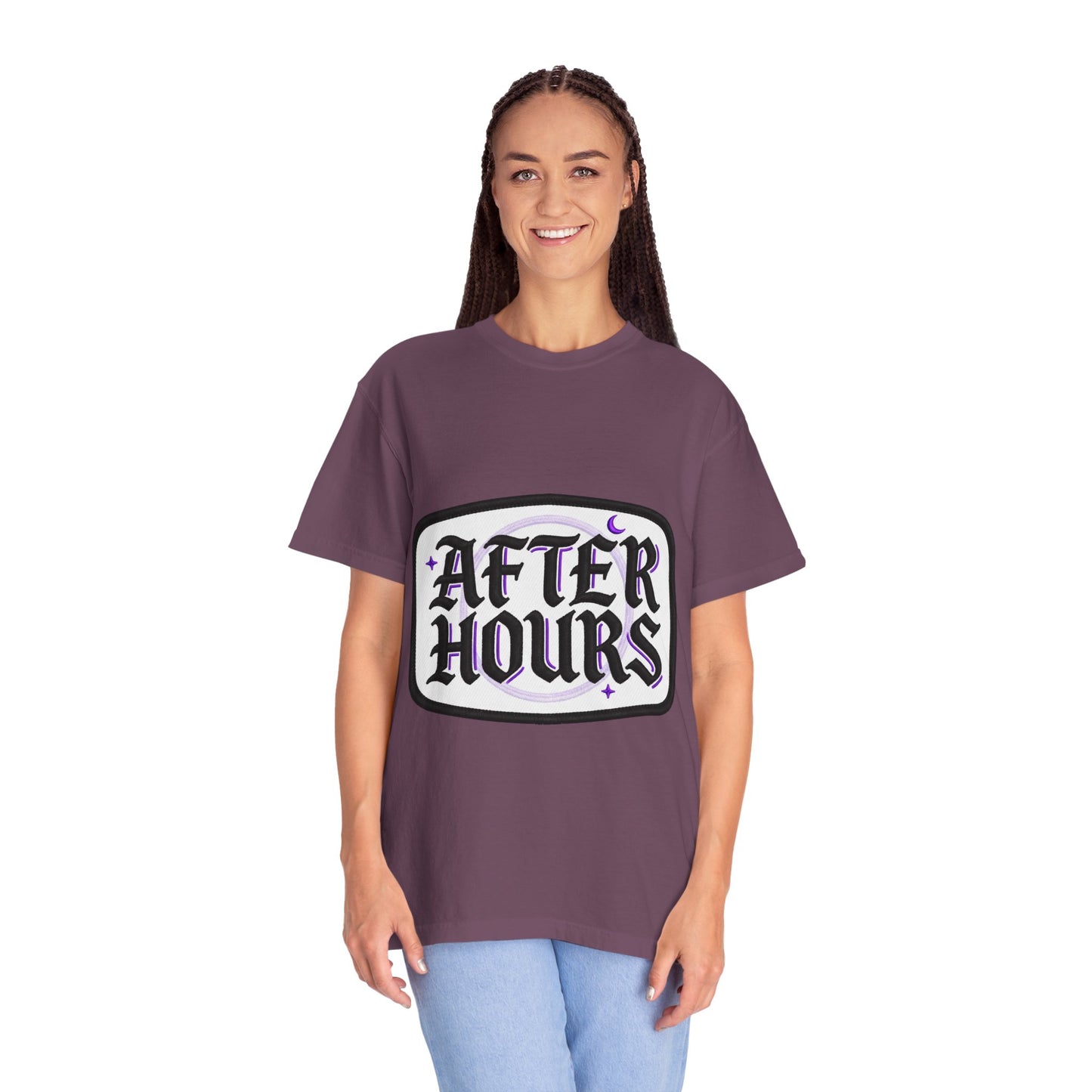 After Hours Graphic T-Shirt — Gothic Moon Lounge Tee