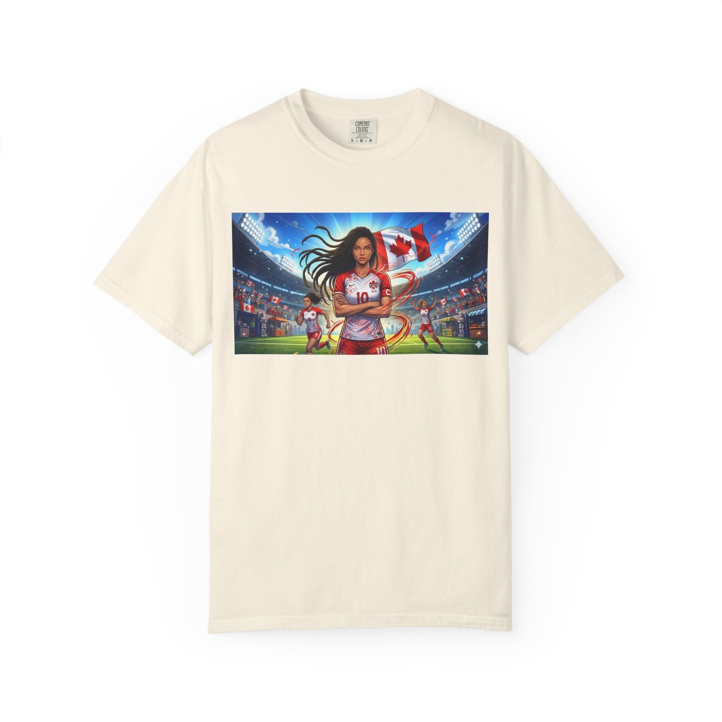 Soccer Star Canada T-Shirt — Women’s Team Jersey Graphic