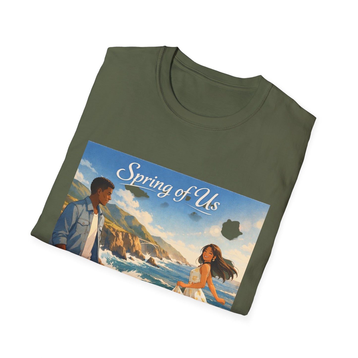 Spring of Us T-Shirt — Romantic Coastal Illustration Tee