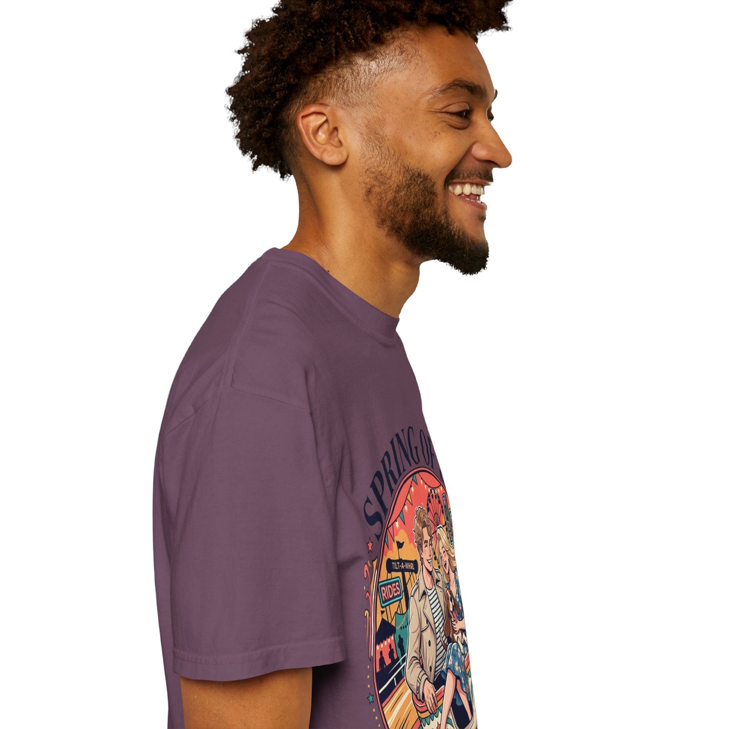 Spring of Us T-Shirt — Retro Carnival Couple Tee (Spring Festival Concert)