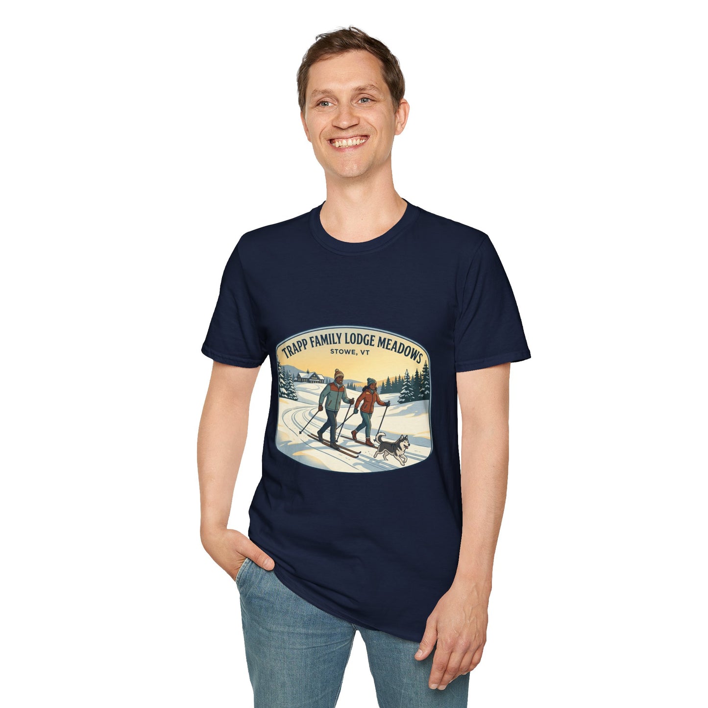 Trapp Family Lodge Meadows Skiing T-Shirt