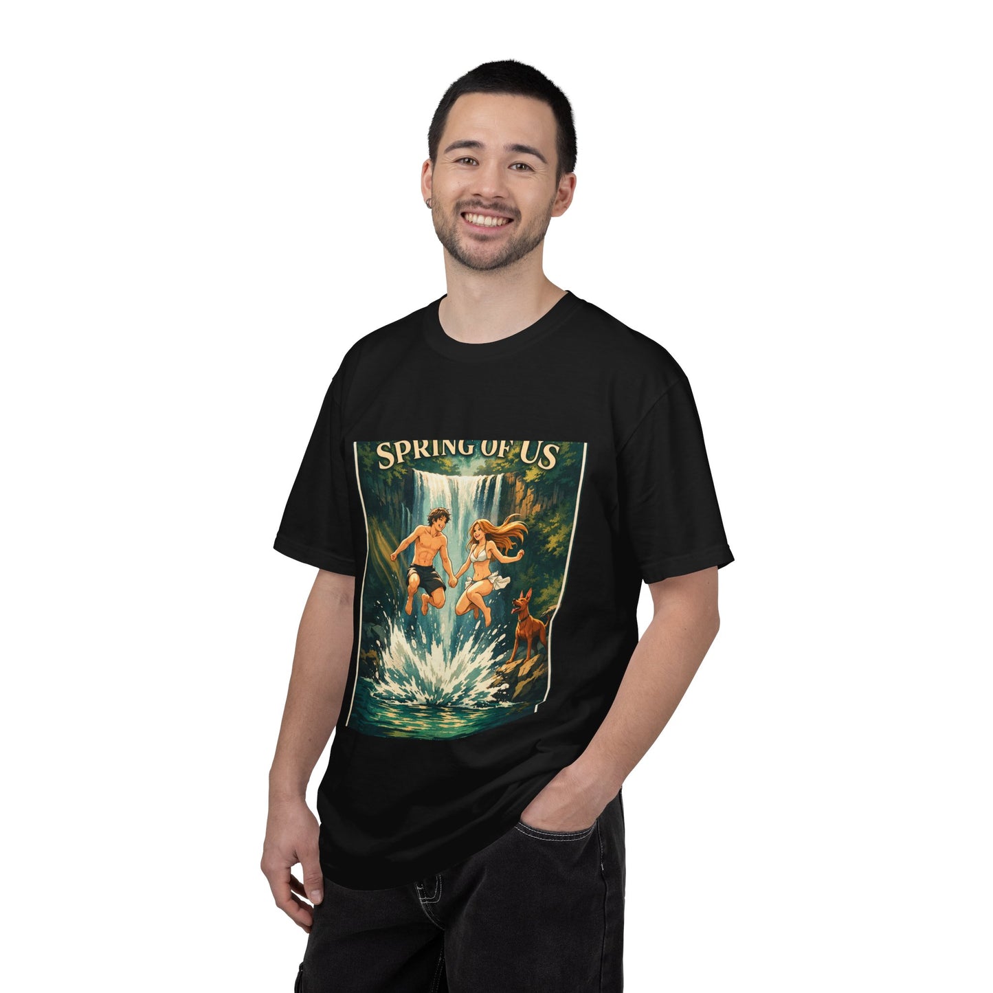 Vintage 'Spring of Us' Waterfall Graphic T-Shirt