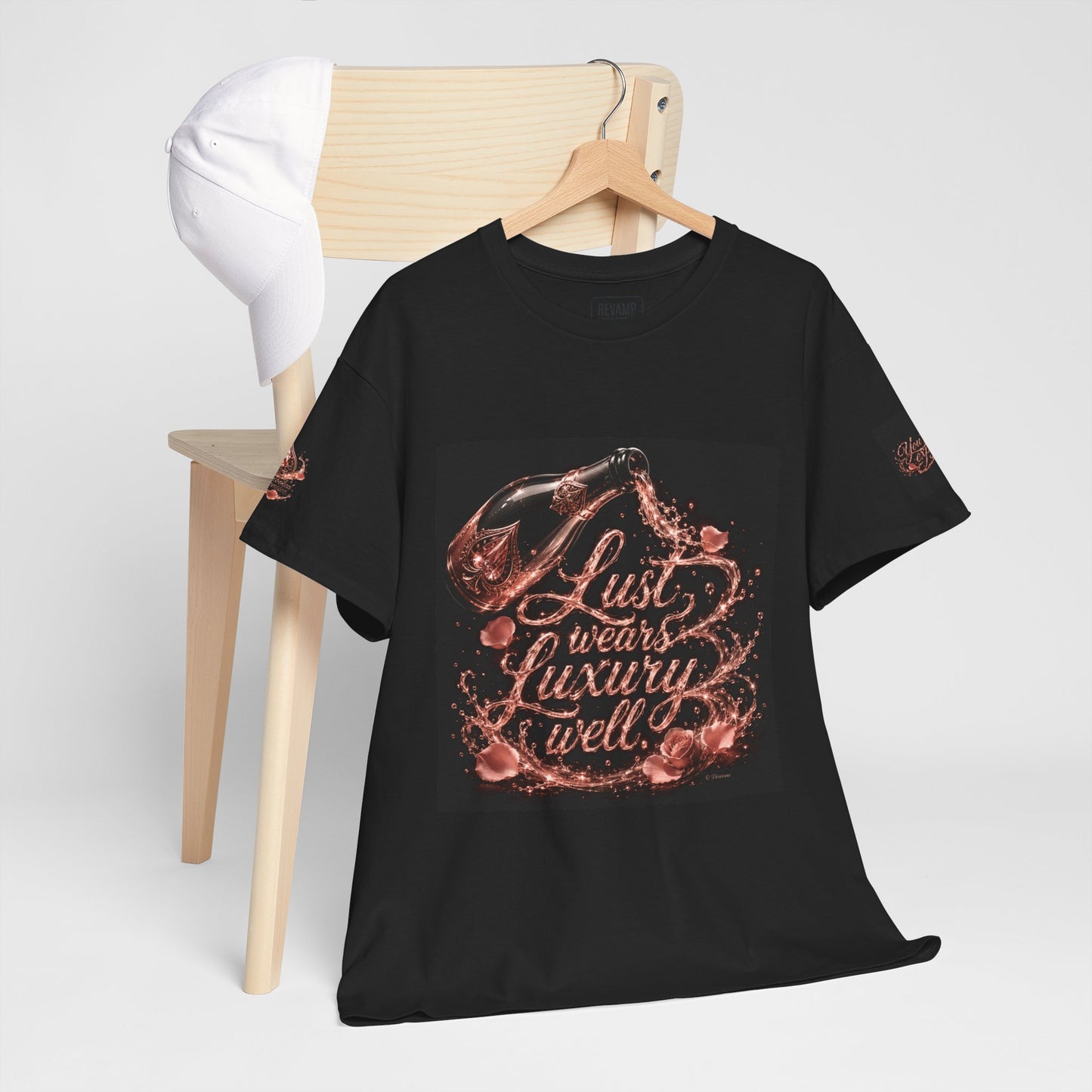 Lust Treats Luxury Well T-Shirt – Vintage Script Graphic Tee
