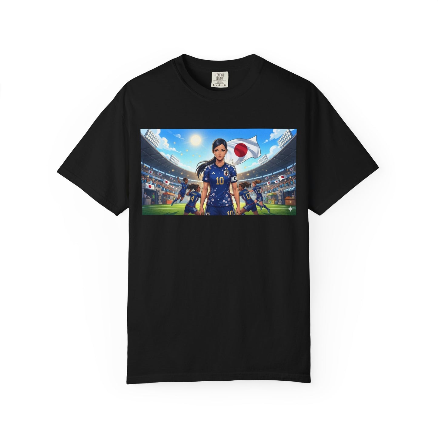 Soccer Player Japan T-Shirt — Japan Flag Soccer Fan Tee
