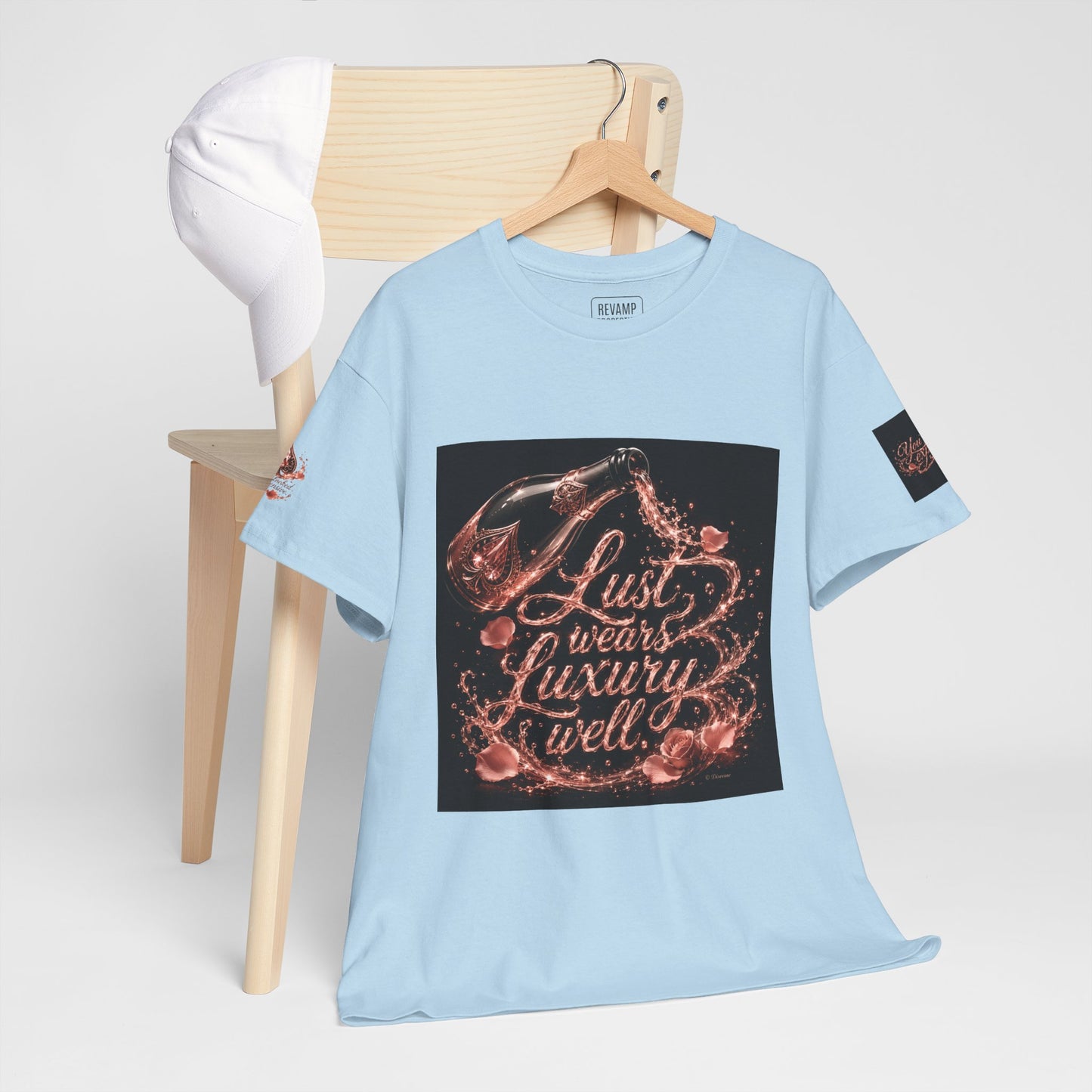 Lust Treats Luxury Well T-Shirt – Vintage Script Graphic Tee