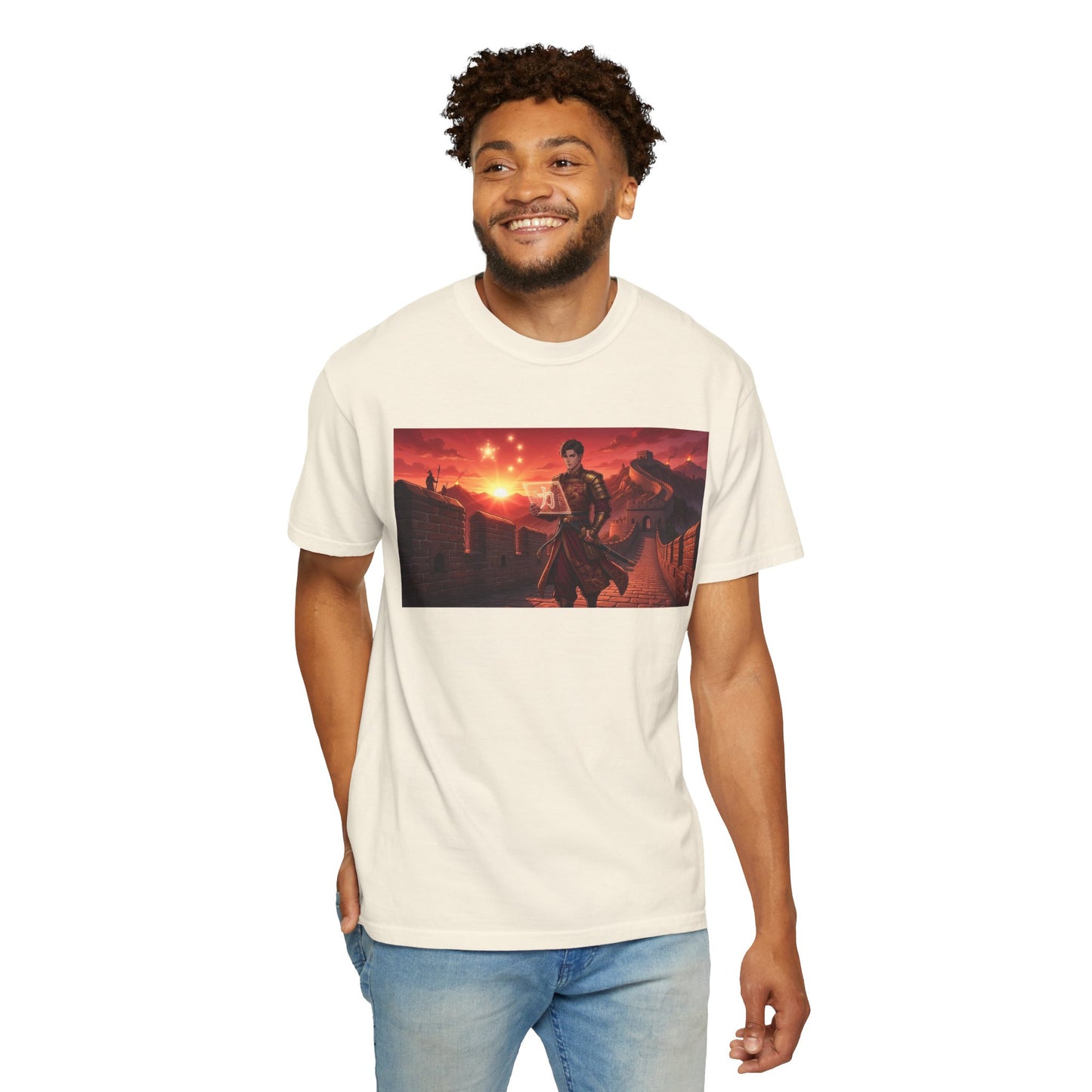 Scout Regiment Sunset T-Shirt — Anime Military Wall Scene