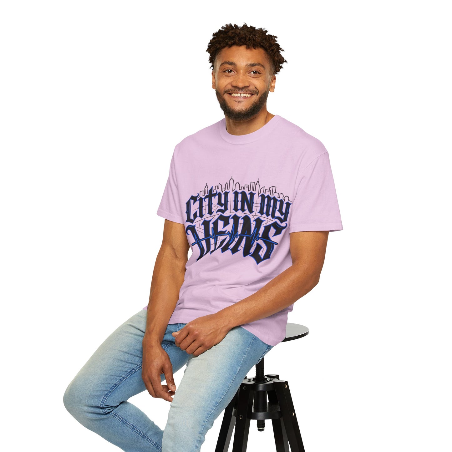 City in My Veins T-Shirt — Urban Skyline Graphic Tee