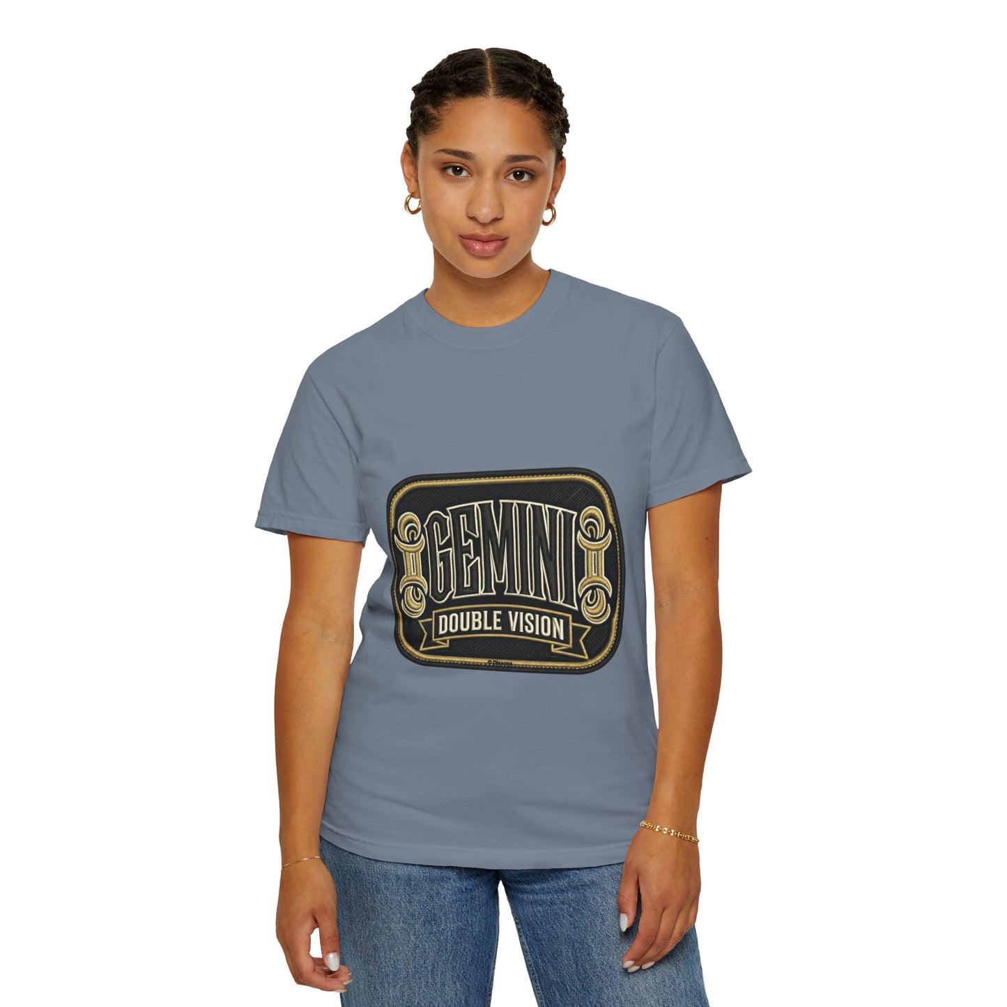 Gemini Double Vision T-Shirt — Zodiac Twin Graphic Tee