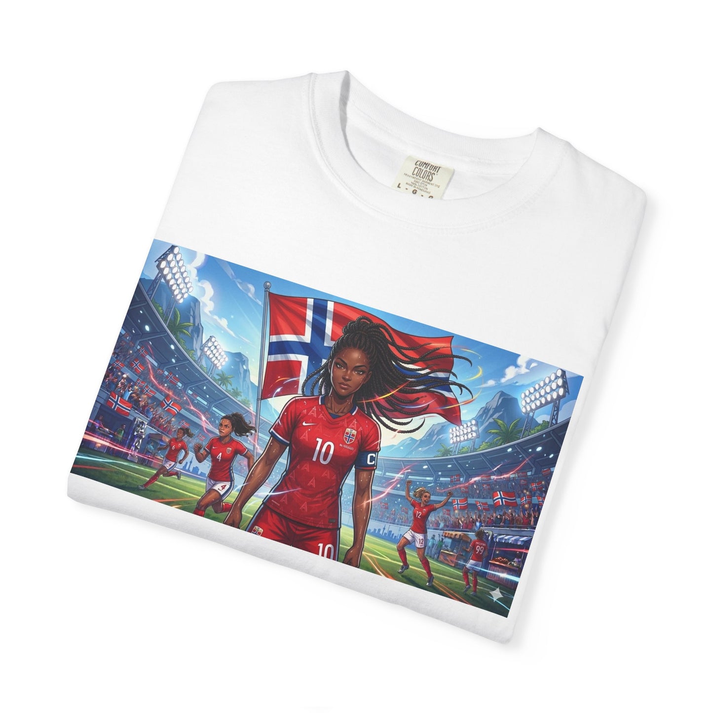 COMMANDER Norway – Female Unisex Garment-Dyed T-shirt