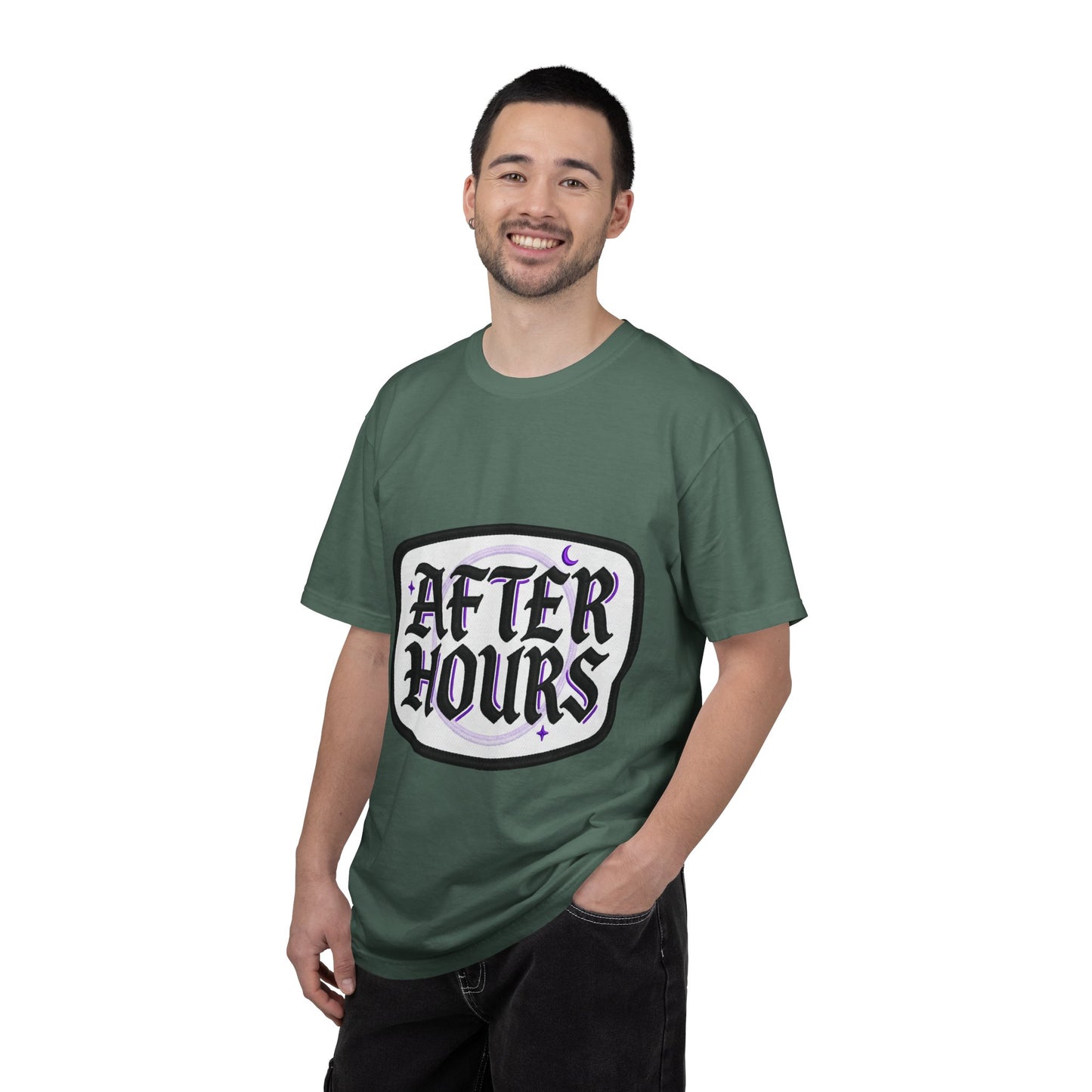 After Hours Graphic T-Shirt — Gothic Moon Lounge Tee