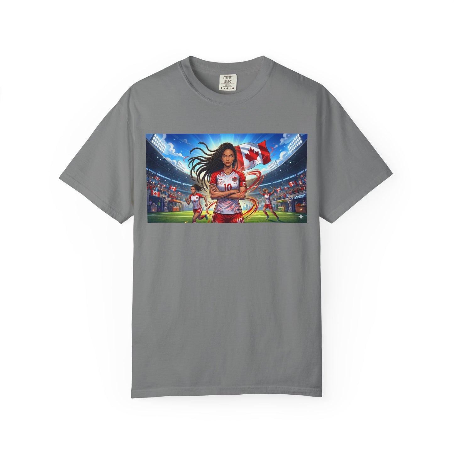 Soccer Star Canada T-Shirt — Women’s Team Jersey Graphic