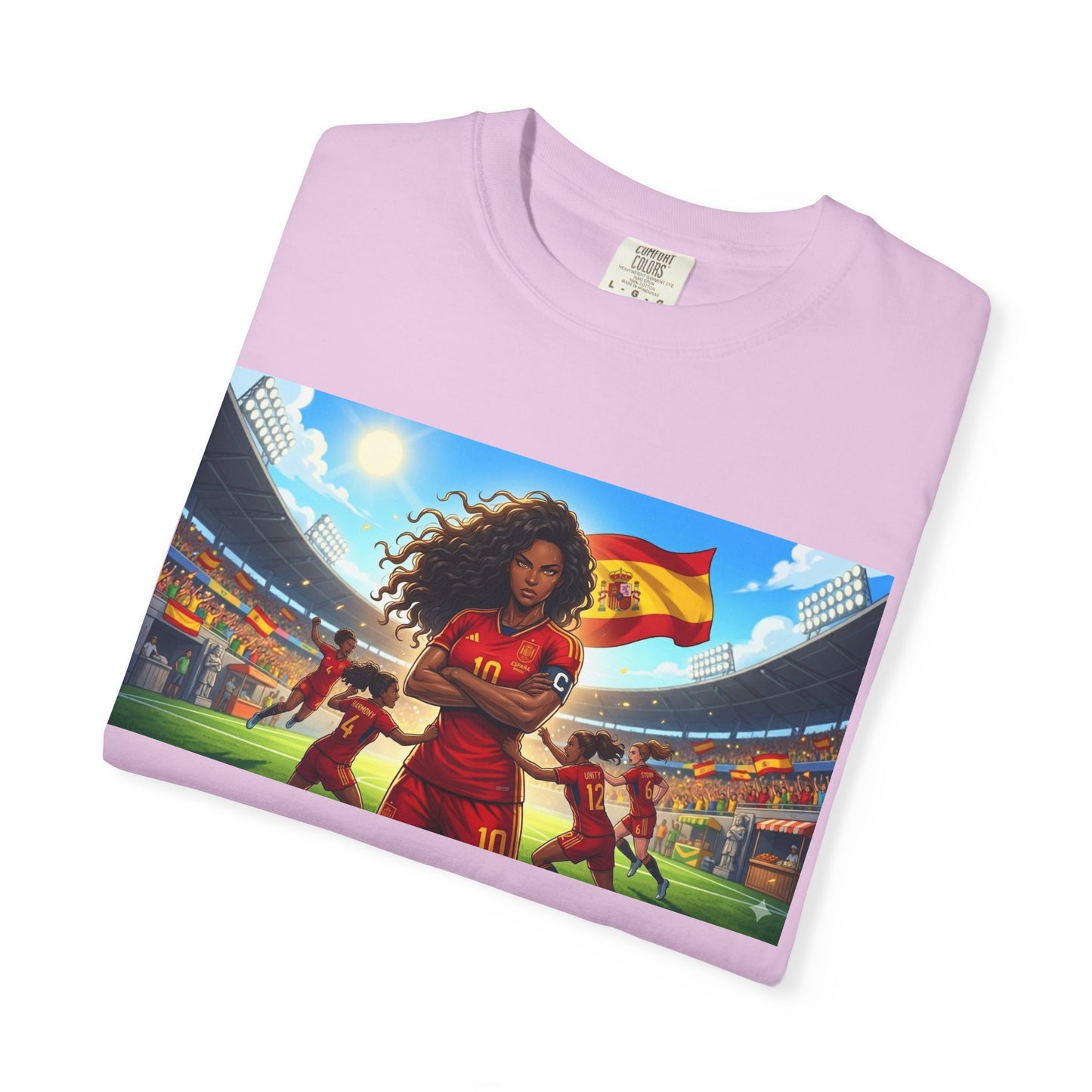 Spain – Female Soccer Champion - Stadium Graphic T-Shirt