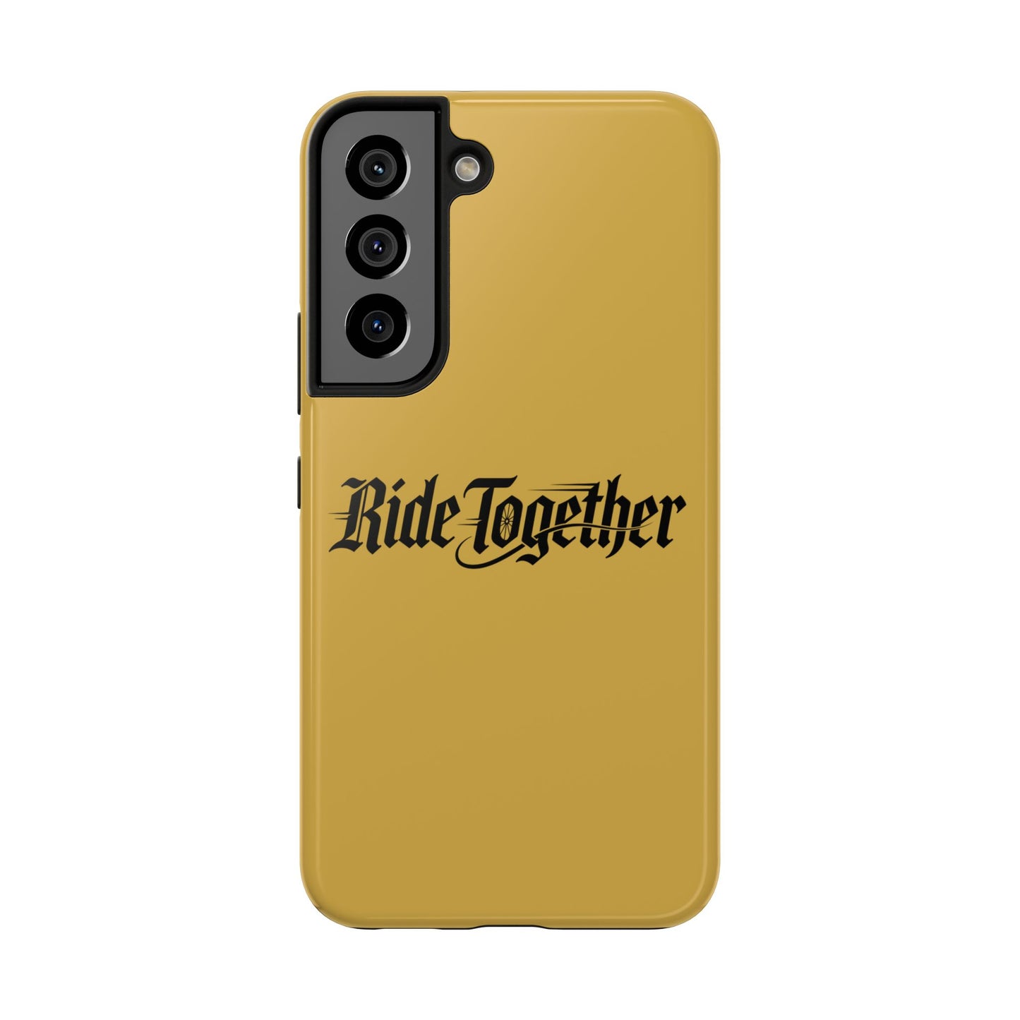Ride Together Tough Phone Case — Durable Retro Script Protective Cover