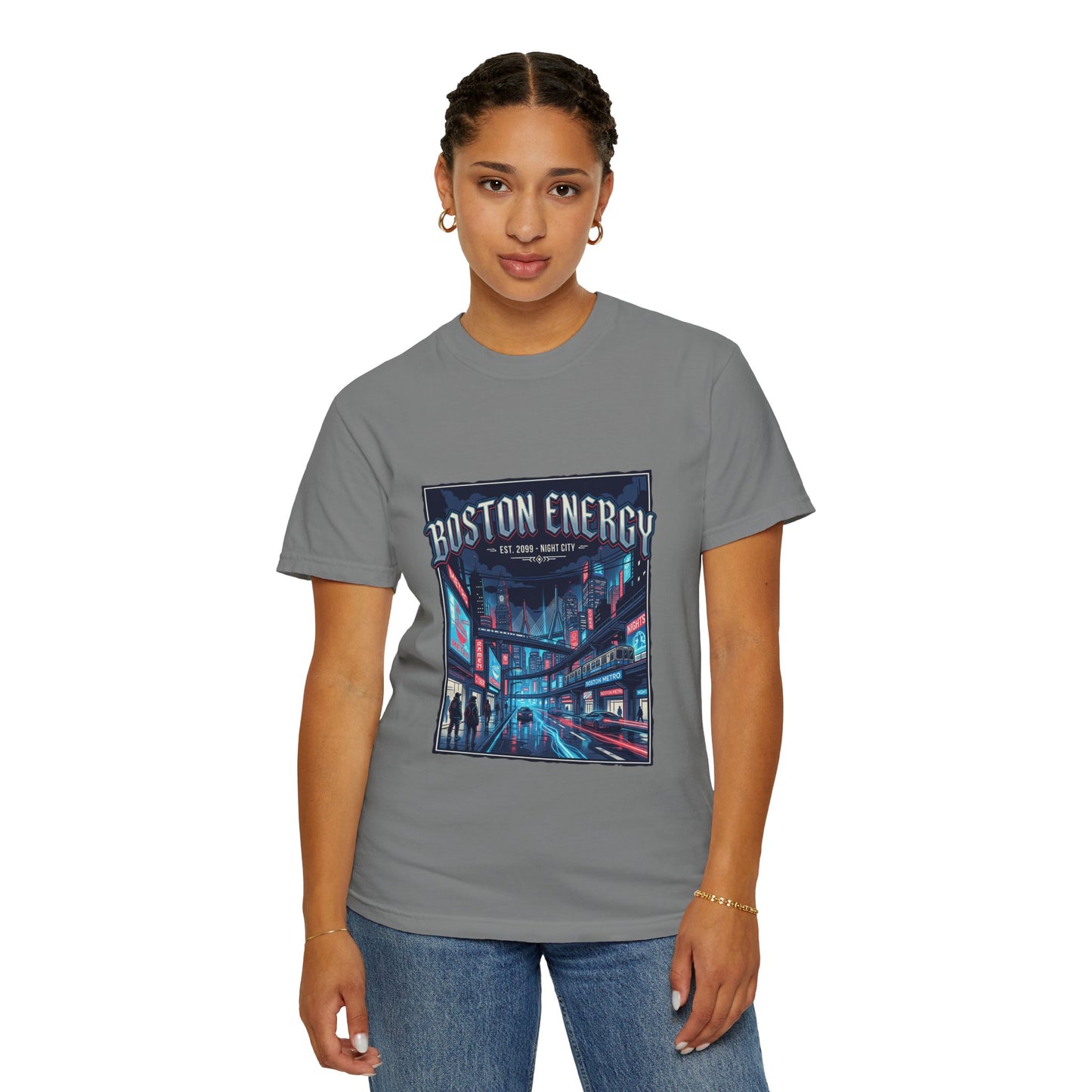 Boston Energy Graphic T-Shirt — Neon City Streetwear