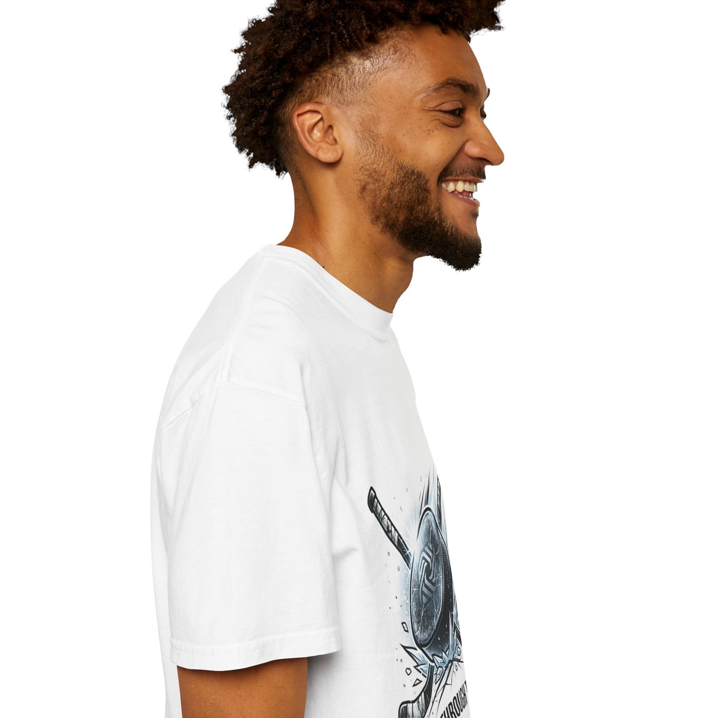 Hockey Graphic Tee — "United Through the Game" Team Spirit T-Shirt