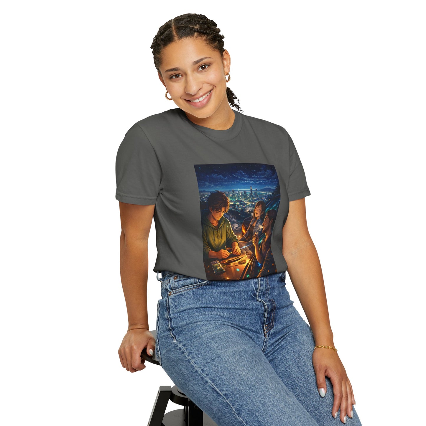 ROAD TRIP SMOKE SESSION-Unisex Garment-Dyed T-shirt