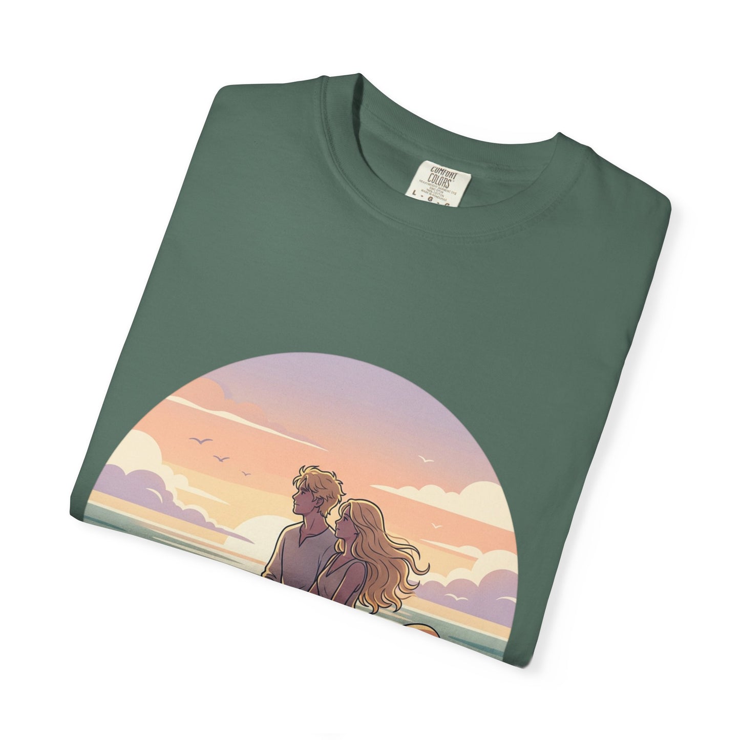 Ocean Sunset Graphic T-Shirt — "The Ocean Already Knows"
