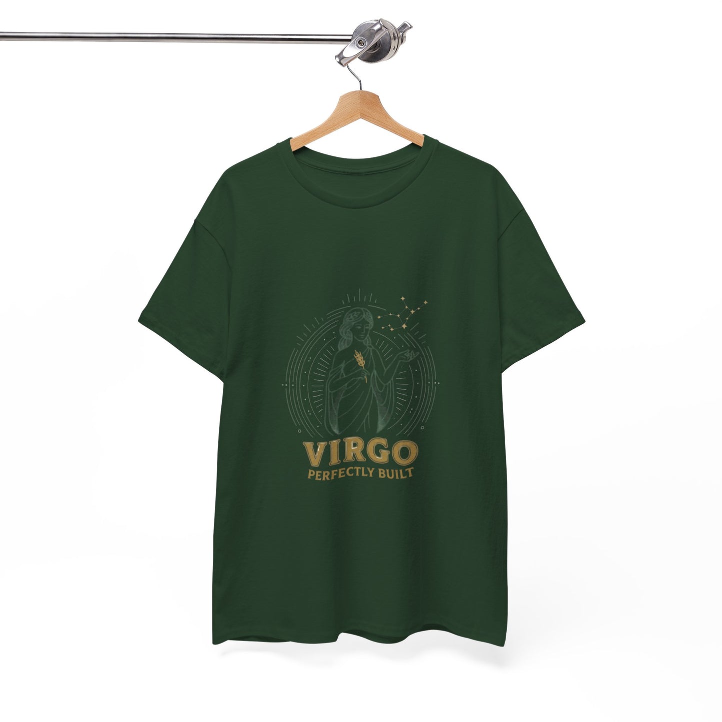 Virgo 'Perfectly Built' Zodiac T-Shirt — Astrology Graphic Tee