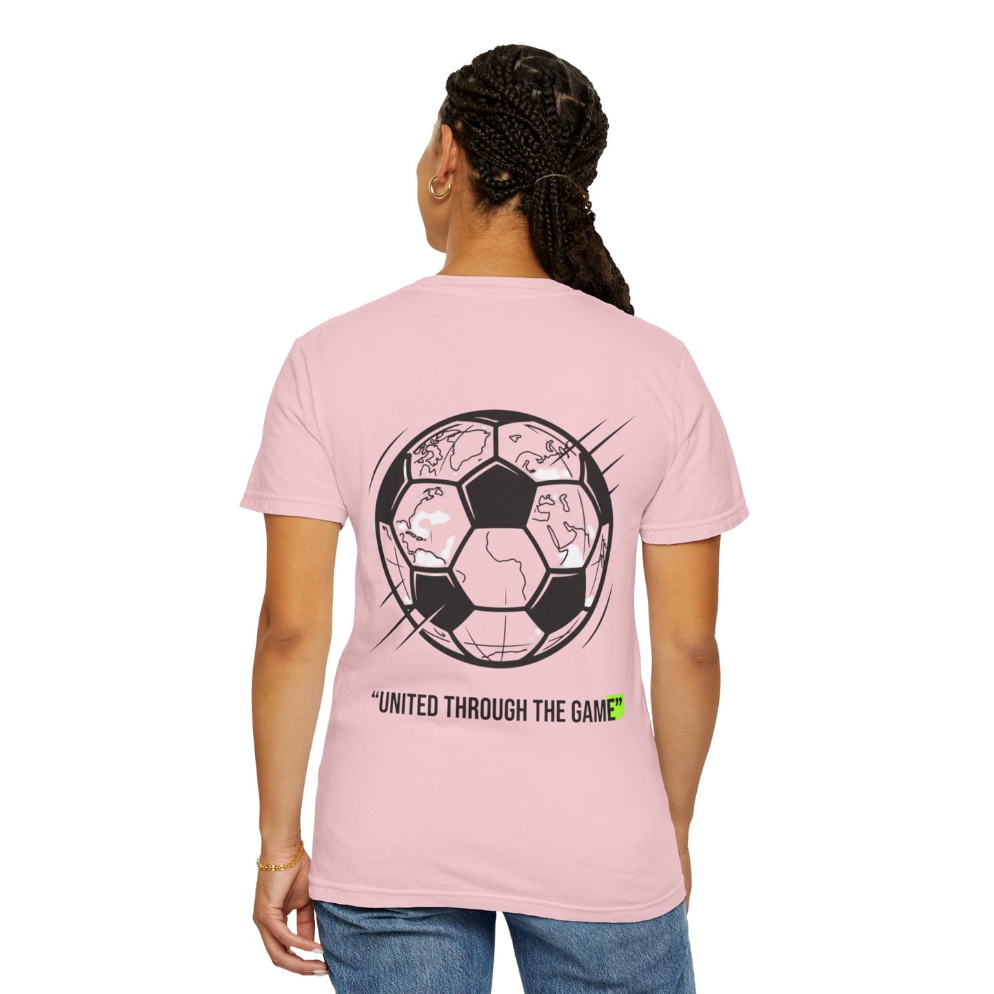 Soccer Unity T-Shirt — "United Through the Game" Graphic Tee