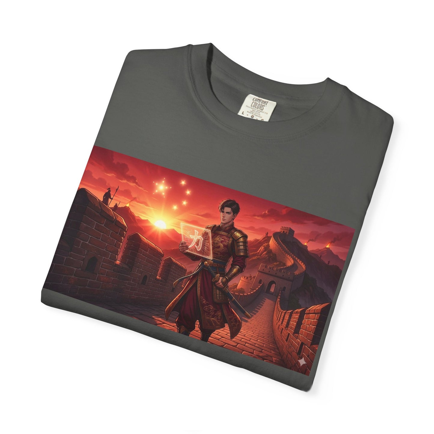 Scout Regiment Sunset T-Shirt — Anime Military Wall Scene