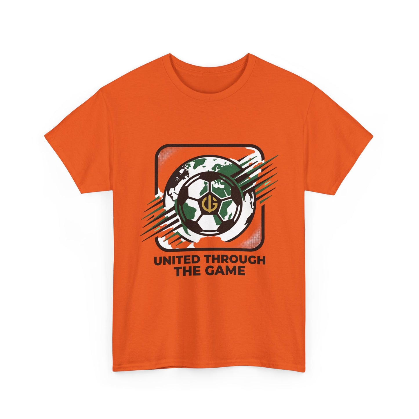 Soccer T-Shirt — "United Through the Game" Graphic Tee