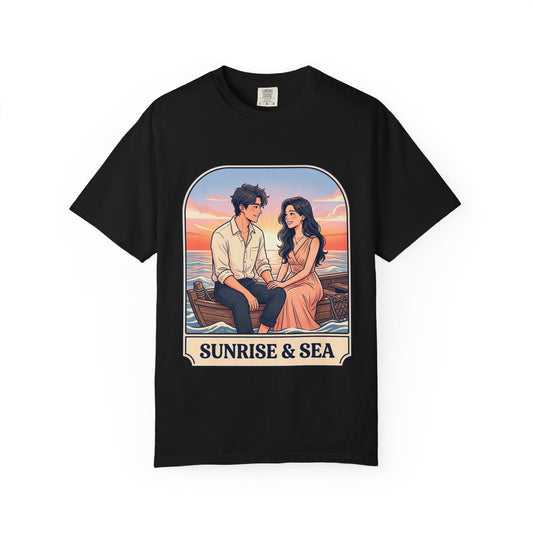 Sunrise & Sea Romantic Beach T-Shirt