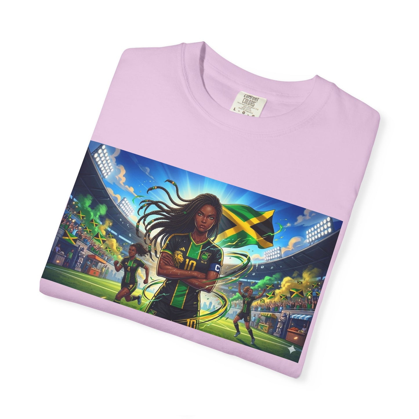 Jamaican Soccer Captain T-Shirt — Rasta Player Stadium Graphic Tee