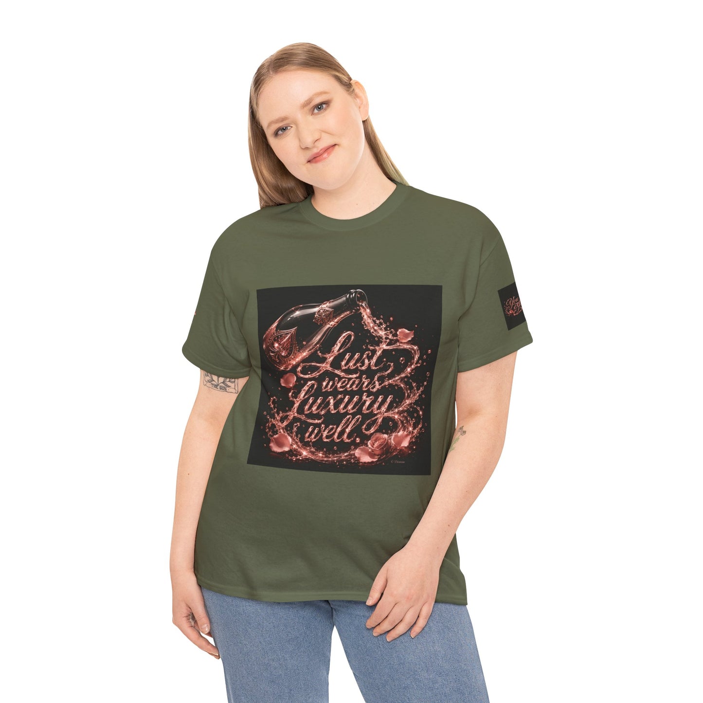 Lust Treats Luxury Well T-Shirt – Vintage Script Graphic Tee