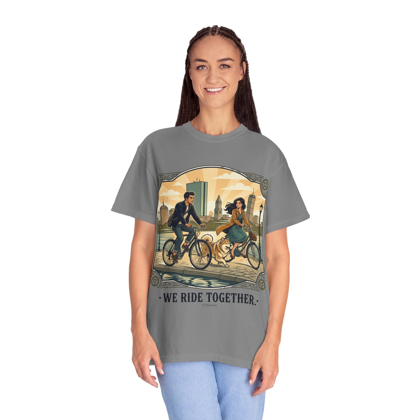 We Ride Together Bicycle Couple T-Shirt