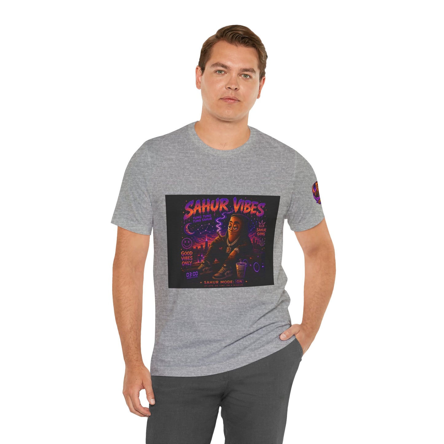 Tung Tung Tung Sahur SOLO Night Smoke DOLO Tee — Urban Chill Cartoon Design