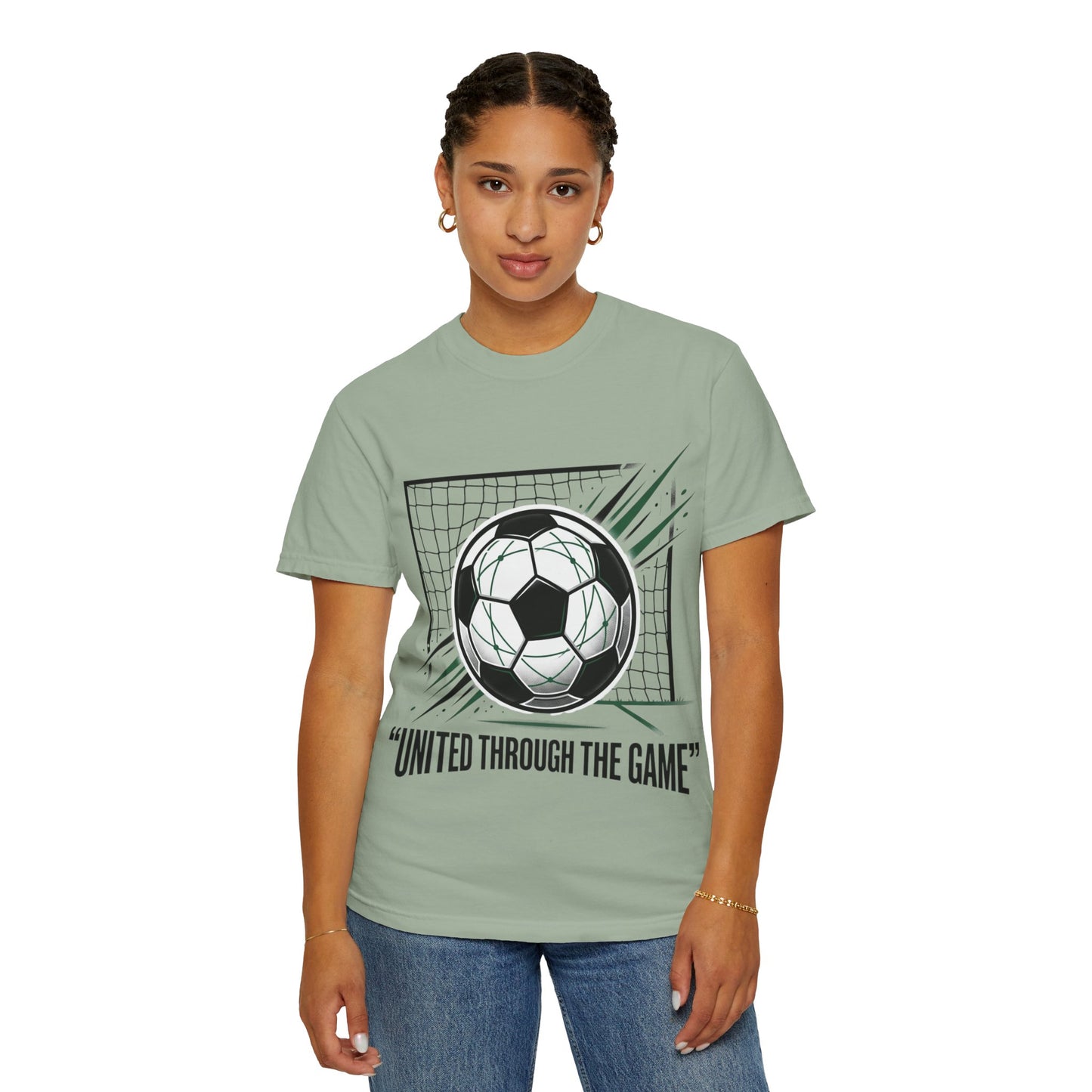 Soccer Graphic T-Shirt — "United Through The Game"